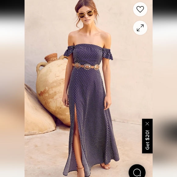 Lulus Dresses & Skirts - Lulus polka dot maxi